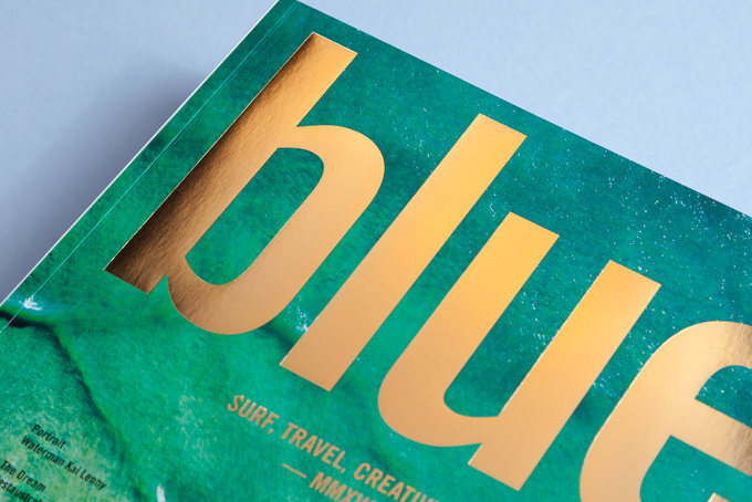 Heißfolienprägung in Gold