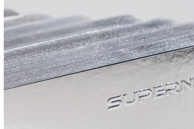 Farbschnitt silber mit Blindprägung Beispiel