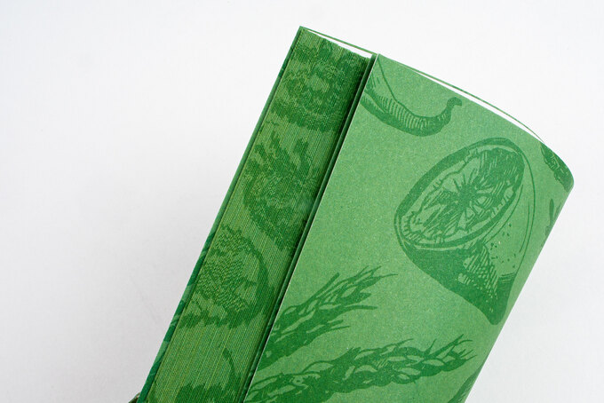 Buchrücken bedruckt