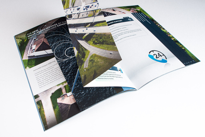 Rückstichheftung mit verkürzten Seiten