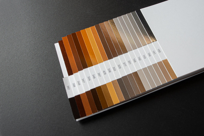 Heißfolien kupfer silber