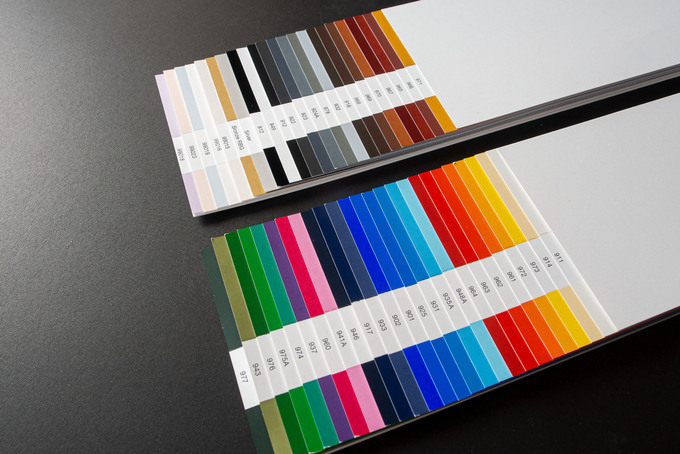 Heißfolien matt farbig