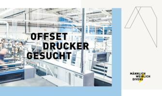 Offsetdrucker gesucht