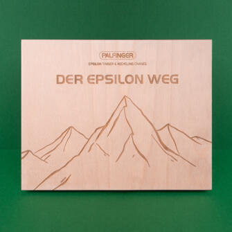 Steifbroschur mit Holz