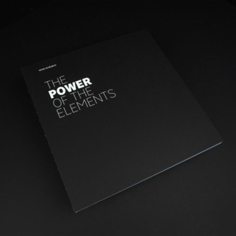 Steifbroschüre als offene Fadenheftung